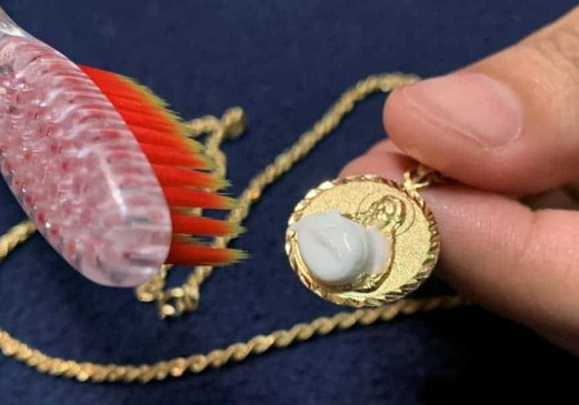 黃金項鏈清洗